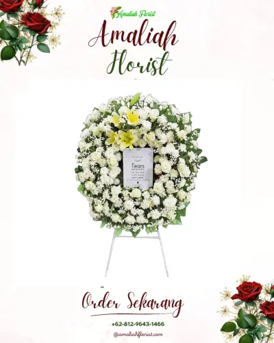 Krans Bunga Duka Cita di Sei Kera Hilir I